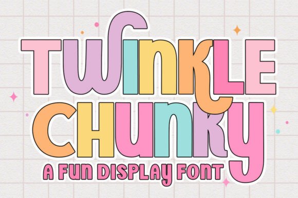 Bring Playful Energy to Your Designs with Twinkle Chunky