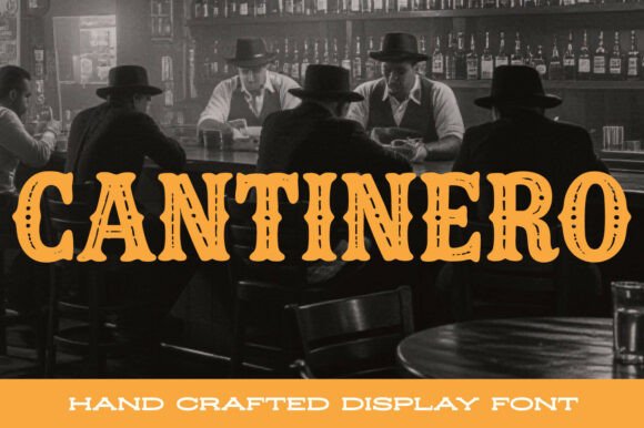 Cantinero: A Vintage Western Typeface with Desert Charm