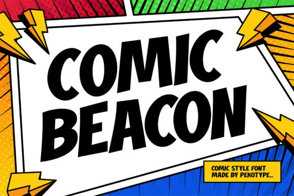 Comic Beacon: The Bold Typeface for Energetic Designs