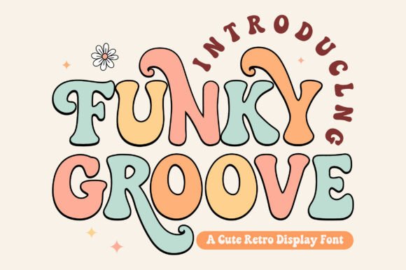 Funky Groove: A Retro Font for Bold, Playful Designs