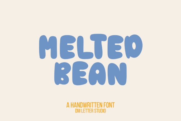 Melted Bean: A Playful Display Font for Creative Projects
