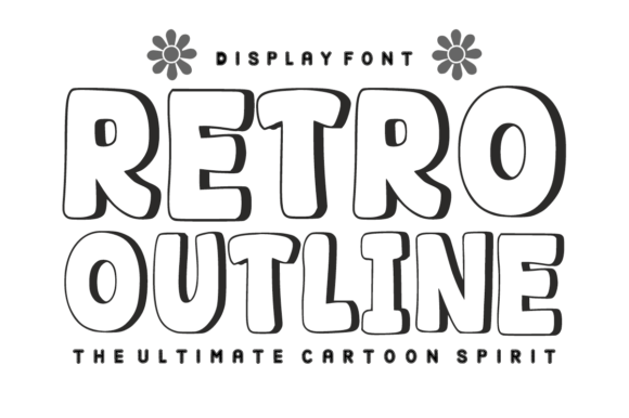 Retro Outline: A Playful Typeface with Vintage Charm